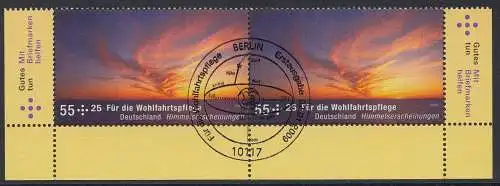 D,Bund Mi.Nr. 2708 Wohlfahrt, Himmelserscheinungen, Sonnenuntergang (55+25)