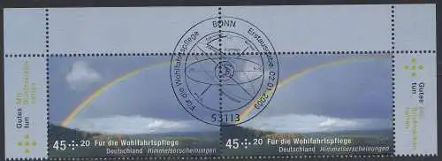 D,Bund Mi.Nr. 2707 Wohlfahrt, Himmelserscheinungen, Regenbogen (45+20)