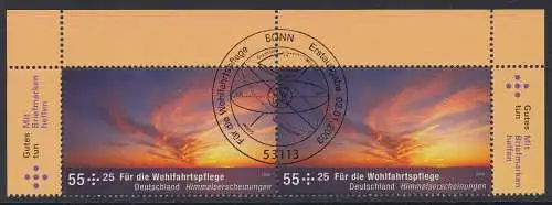 D,Bund Mi.Nr. 2708 Wohlfahrt, Himmelserscheinungen, Sonnenuntergang (55+25)