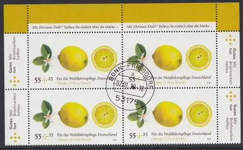 D,Bund Mi.Nr. 2771 Wohlfahrt, Obst, Zitrone (55+25)