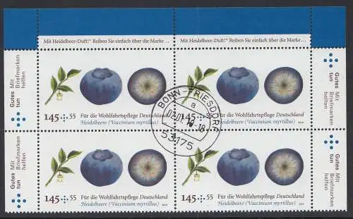 D,Bund Mi.Nr. 2772 Wohlfahrt, Obst, Heidelbeere (145+55)