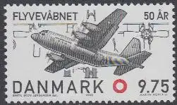 Dänemark Mi.Nr. 1259 50Jahre Luftwaffe, Lockheed C 130 Herkules (9.75)