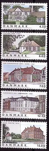 Dänemark Mi.Nr. 1361-1365 Wohngebäude (III) (5 Werte)