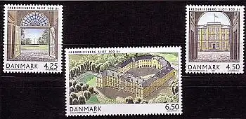 Dänemark Mi.Nr. 1371-1373 300 Jahre Schloß Frederiksberg (3 Werte)