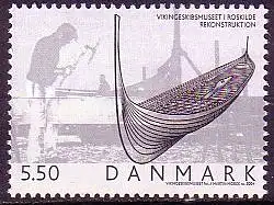 Dänemark Mi.Nr. 1378 Wikinger Kriegsschiff Skudelev 2, Rekonstruktion (5,50)