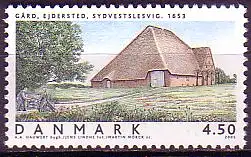 Dänemark Mi.Nr. 1391 Wohngebäude, Marschhof (Hausbarg) Eiderstedt (4,50)