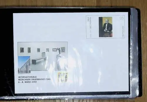 kleines FDC-Album mit 84 Ganzsachen-Umschlägern Bund, Frankturwert über 40 €