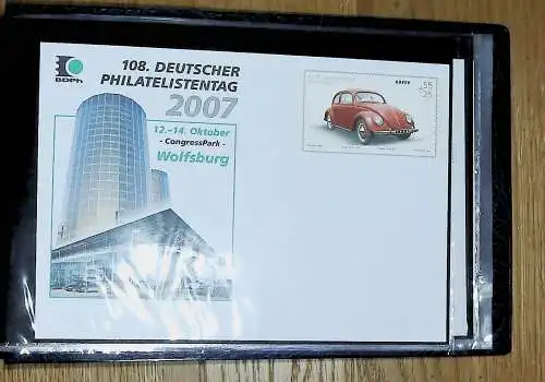 kleines FDC-Album mit 84 Ganzsachen-Umschlägern Bund, Frankturwert über 40 €