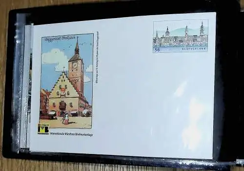 kleines FDC-Album mit 84 Ganzsachen-Umschlägern Bund, Frankturwert über 40 €