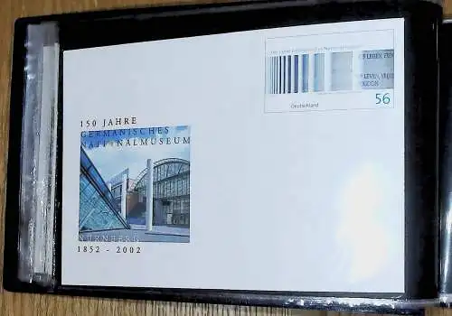 kleines FDC-Album mit 84 Ganzsachen-Umschlägern Bund, Frankturwert über 40 €