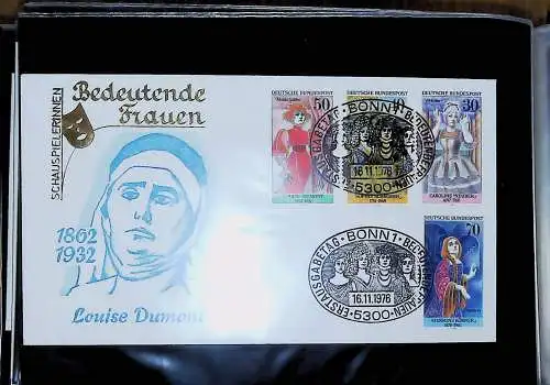 kleines FDC-Album mit 81 FDC Bund aus den 70er Jahren