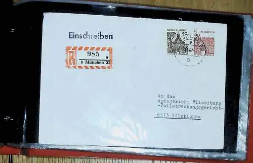 kleines FDC-Album mit 67 Belegen und Ganzsachen Bund, Berlin, Deutsches Reich, 