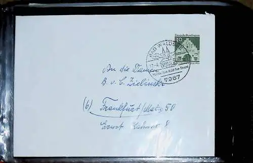 kleines FDC-Album mit 67 Belegen und Ganzsachen Bund, Berlin, Deutsches Reich, 