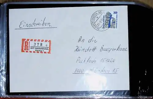 kleines FDC-Album mit 67 Belegen und Ganzsachen Bund, Berlin, Deutsches Reich, 