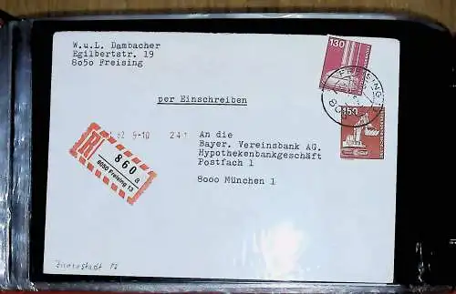 kleines FDC-Album mit 67 Belegen und Ganzsachen Bund, Berlin, Deutsches Reich, 