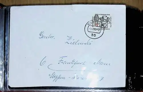 kleines FDC-Album mit 67 Belegen und Ganzsachen Bund, Berlin, Deutsches Reich, 