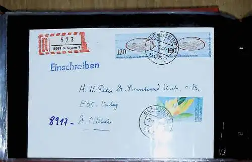 kleines FDC-Album mit 67 Belegen und Ganzsachen Bund, Berlin, Deutsches Reich, 