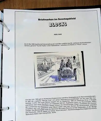 Partie mit 17 verschiedenen postfrischen Blocks aus Europa