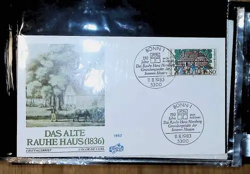 kleines FDC-Album mit 101 Belegen, fast nur Österreich FDC