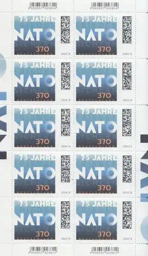 D,Bund Mi.Nr. 3852, 75 Jahre NATO (370)