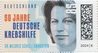 D,Bund Mi.Nr. 3853, 50 Jahre Deutsche Krebshilfe, Dr. Mildred Scheel (85)