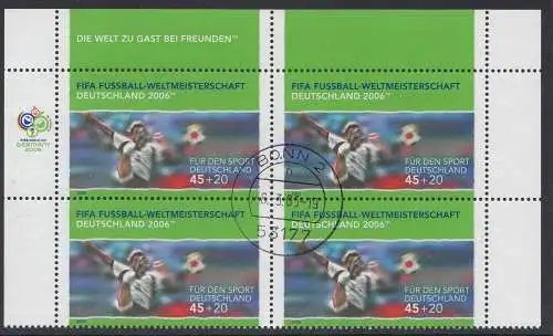 D,Bund Mi.Nr. 2324 Fußball WM 2006 Deutschland, Volleyschuß (45+20)