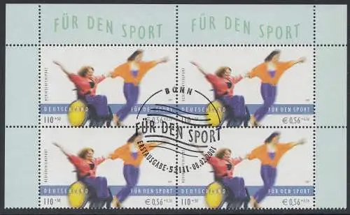 D,Bund Mi.Nr. 2166 Behindertensport (110+50Pf/0,56+0,26€)