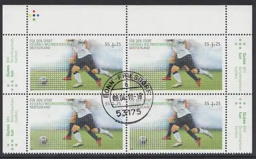 D,Bund Mi.Nr. 2788 Fußball-WM 2010 (55+25)