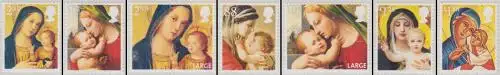 Großbritannien Mi.Nr. 3543-49IC Weihnachten, Madonna mit Kind, skl (7 Werte)