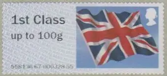 Großbritannien ATM Mi.Nr. 39 Flagge, skl (1st)