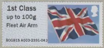 Großbritannien ATM Mi.Nr. 39 Flagge, Fleet Air Arm, skl (1st)