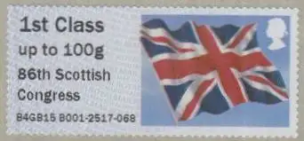 Großbritannien ATM Mi.Nr. 39 Flagge, 86th Scottish Congress, skl (1st)