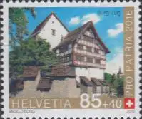 Schweiz MiNr. 2450 Pro Patria, Burg Zug (85+40)