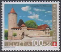 Schweiz MiNr. 2540 Pro Patria, Schloss Romont (100+50)