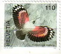 Schweiz Mi.Nr. 2028 Freim. Vögel, Mauerläufer, skl. (110)