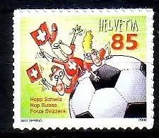 Schweiz Mi.Nr. 2056 Fußball EM Österreich + Schweiz, Hopp Schwiiz (85)