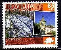 Schweiz Mi.Nr. 2109 Pro Patria, Via Salina (85+40)