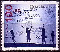 Schweiz Mi.Nr. 2133 Pro Juventute, Briefmarkenverkauf, skl. (100+50)