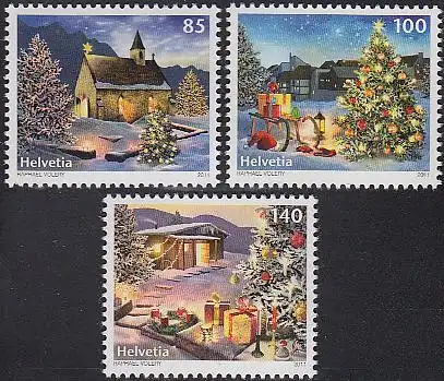 Schweiz Mi.Nr. 2224-26 Weihnachten (4 Werte)