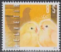 Schweiz Mi.Nr. 2309 Tier auf dem Bauernhof, Huhn (85)