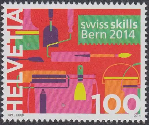 Schweiz Mi.Nr. 2356 Briefmarkenwettbewerb SwissSkills (100)