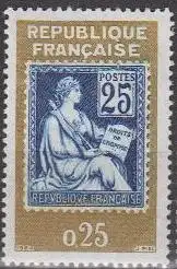 Frankreich MiNr. 1468 Ausstellung Philatec Paris, Marke MiNr.94 (0,25)