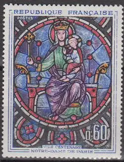 Frankreich MiNr. 1474 Katherale Notre-Dame Paris, Fensterfragment (0,60)