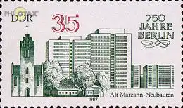 D,DDR Mi.Nr. 3072 750 Jahre Berlin, Alt Marzahn, Neubauten (35)