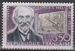 Frankreich MiNr. 1338 Georges Méliès, Filmpionier, Kinoleinwand (0,50)