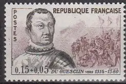 Frankreich MiNr. 1349 Rotes Kreuz, Du Guesclin, Feldherr (0,15+0,05)