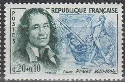 Frankreich MiNr. 1350 Rotes Kreuz, Pierre Pugel, Maler (0,20+0,10)