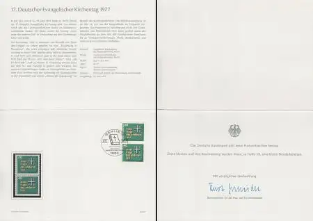 Berlin Mi.Nr. 548 Evang. Kirchentag Berlin (je 2 x ** und o)