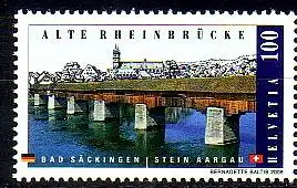 Schweiz Mi.Nr. 2068 Alte Rheinbrücke Bad Säckingen-Stein/Aargau (100)