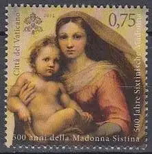 Vatikan Mi.Nr. 1734 500 J. Sixtinische Madonna (0,75)